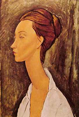 А. Модильяни. Портрет Люнии Чаковской. 1919.
